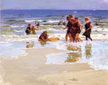 Edward Henry Potthast : At the Seashore
